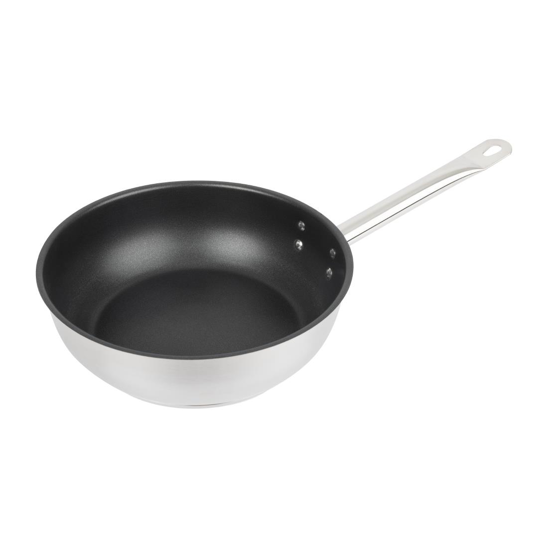 Sauteuse inox antiadhésive Vogue teflon Platinium Plus 240mm FC099