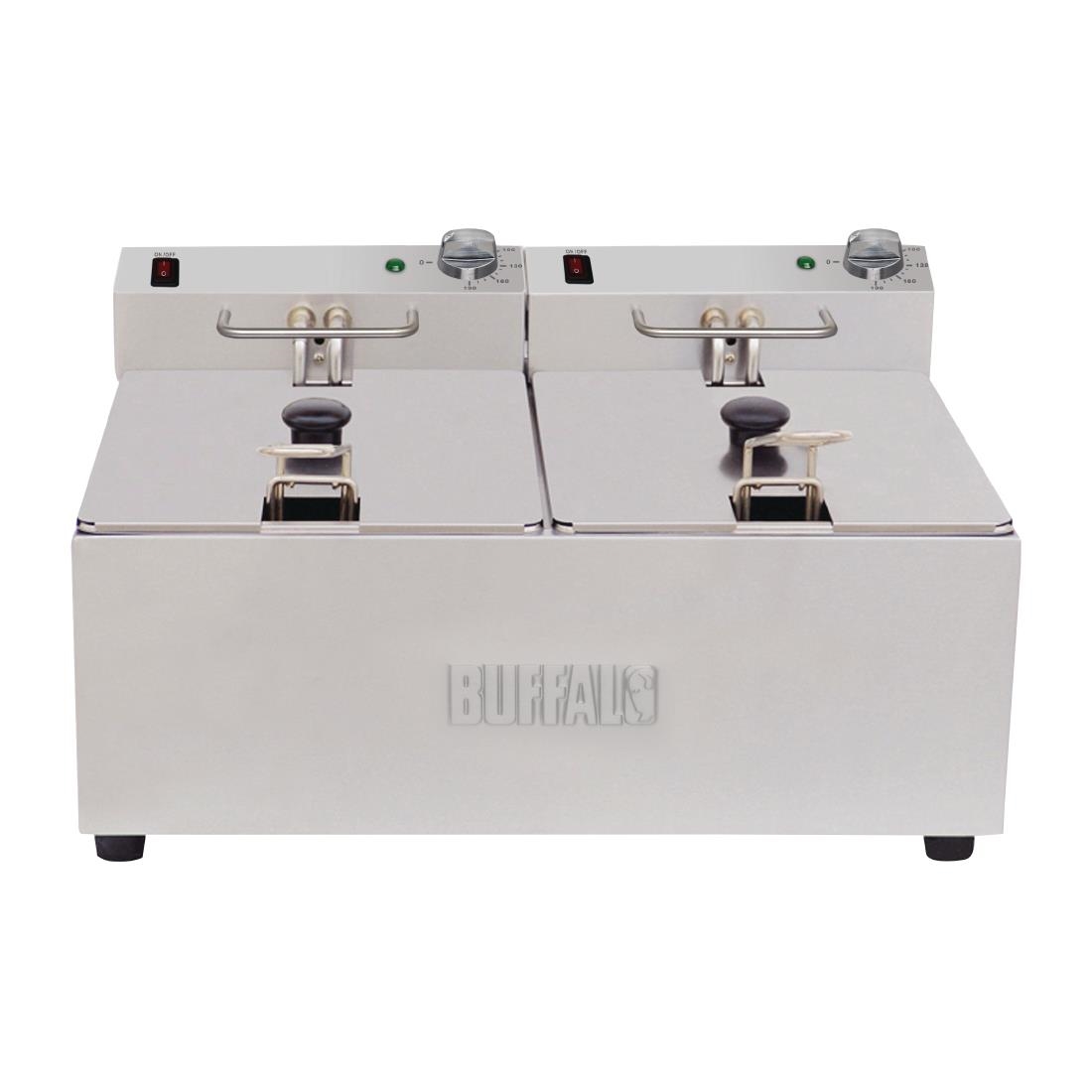 Friteuse double Buffalo - 2x5L 2x2,8kW FC257