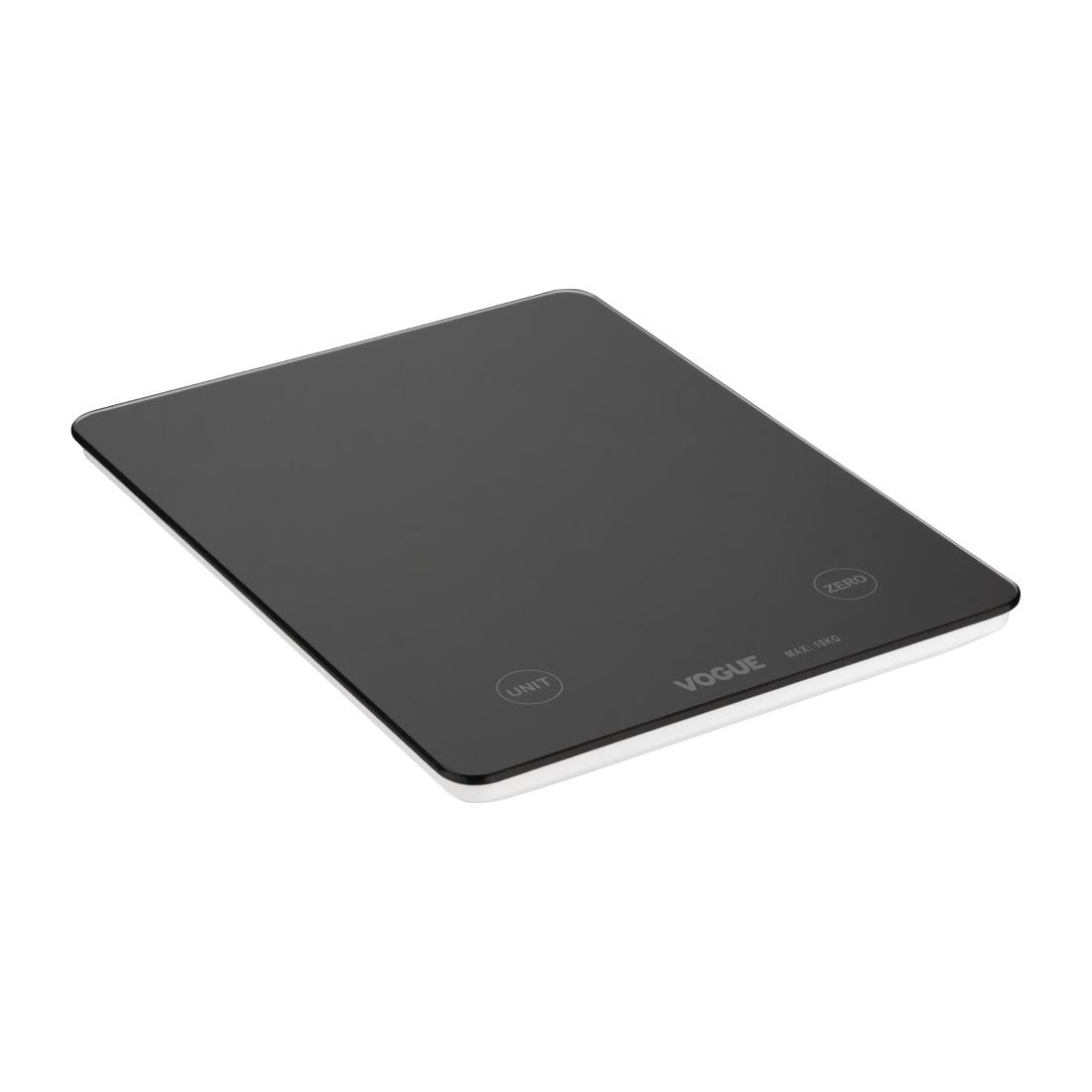 Balance digitale rectangulaire Vogue noire 10kg FS488