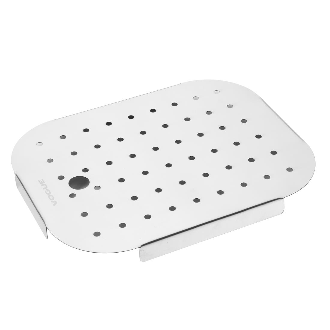 Égouttoir en acier inoxydable Vogue pour GN 1/2 FU267