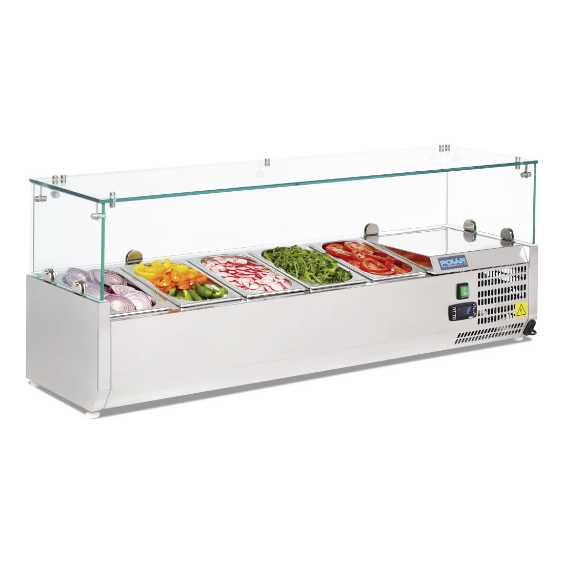 Saladette réfrigérée Polar Série G 5x GN1/4 G608