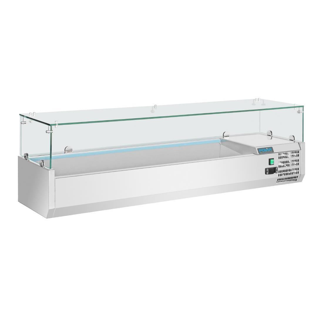 Saladette réfrigérée 5x GN 1/3 et 1x GN 1/2 Polar Série G GD876