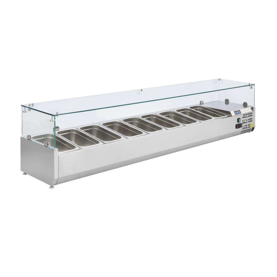 Saladette réfrigérée 9 bacs GN 1/3 Polar Série G GD878