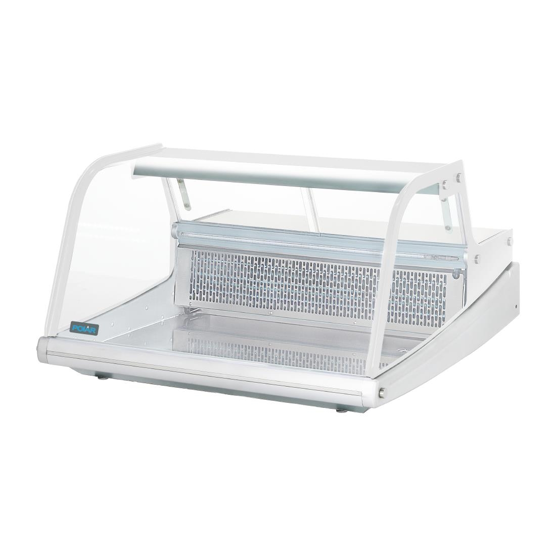 Vitrine réfrigérée de comptoir à poisson Polar Série G 175L GE960