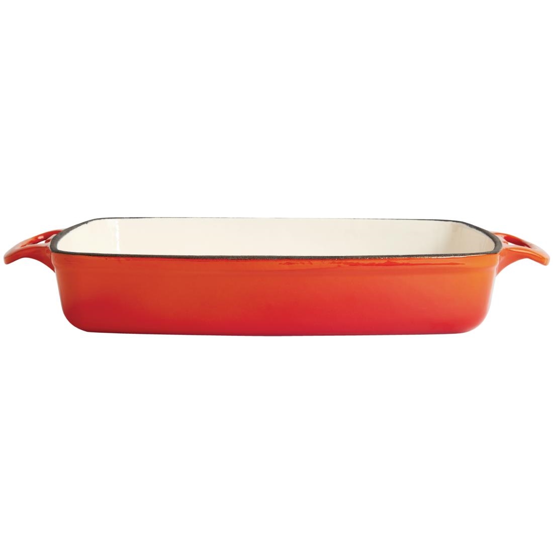 Plat en fonte rectangulaire Vogue orange 2,8L GH322