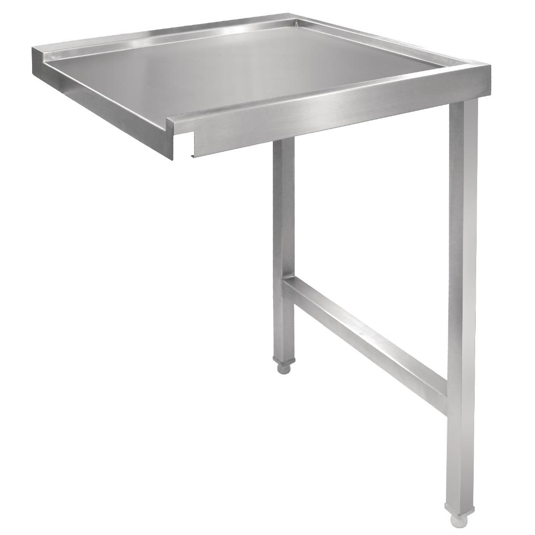 Table de sortie droite pour lave-vaisselle à capot Vogue 600mm GJ534