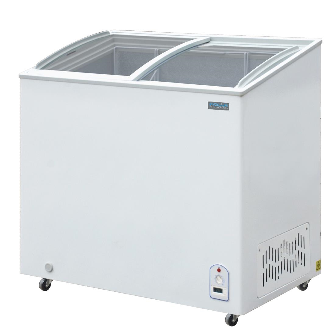 Congélateur coffre vitré Polar Série G 200L GM498