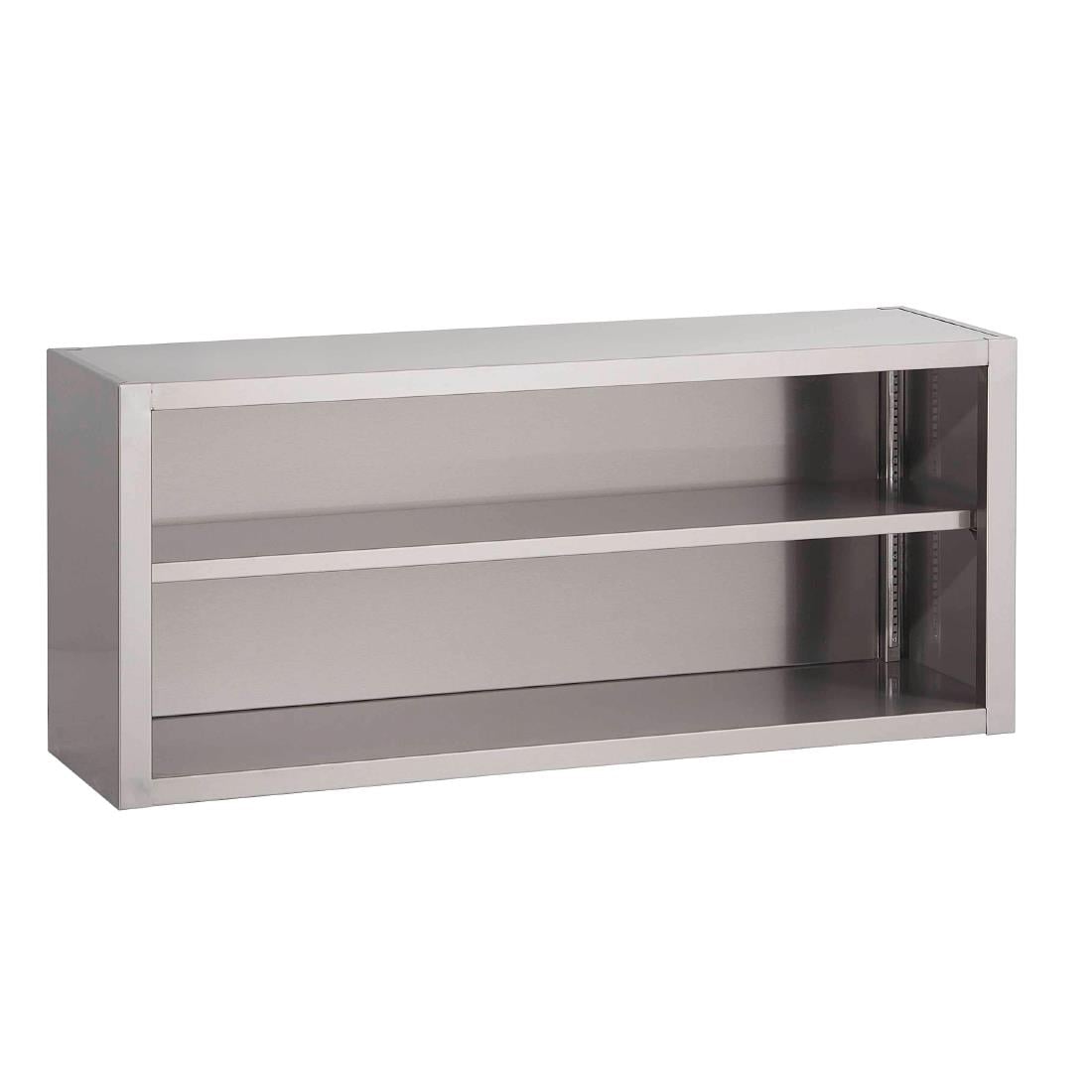 Placard ouvert mural inox Gastro M 1400 x 400 x 600mm GN178