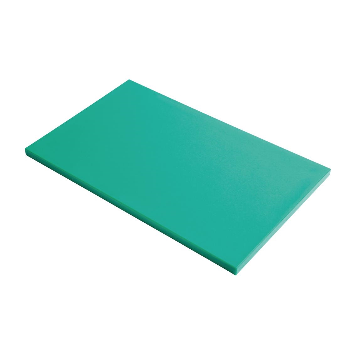 Planche à découper GN1/2 en polyéthylène haute densité Gastro M  verte GN329