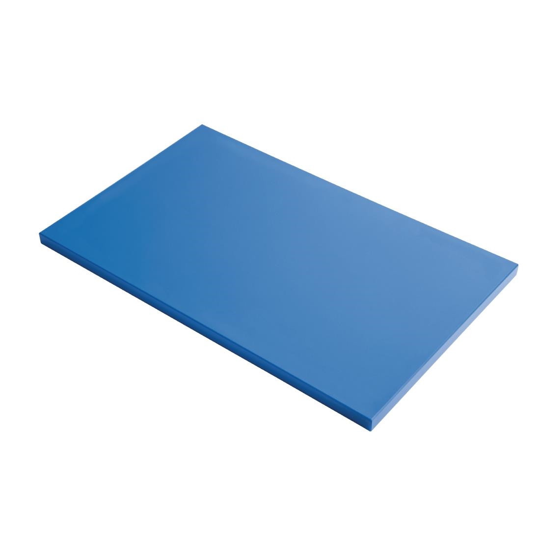 Planche à découper GN1/1 en polyéthylène haute densité Gastro M  bleue GN342