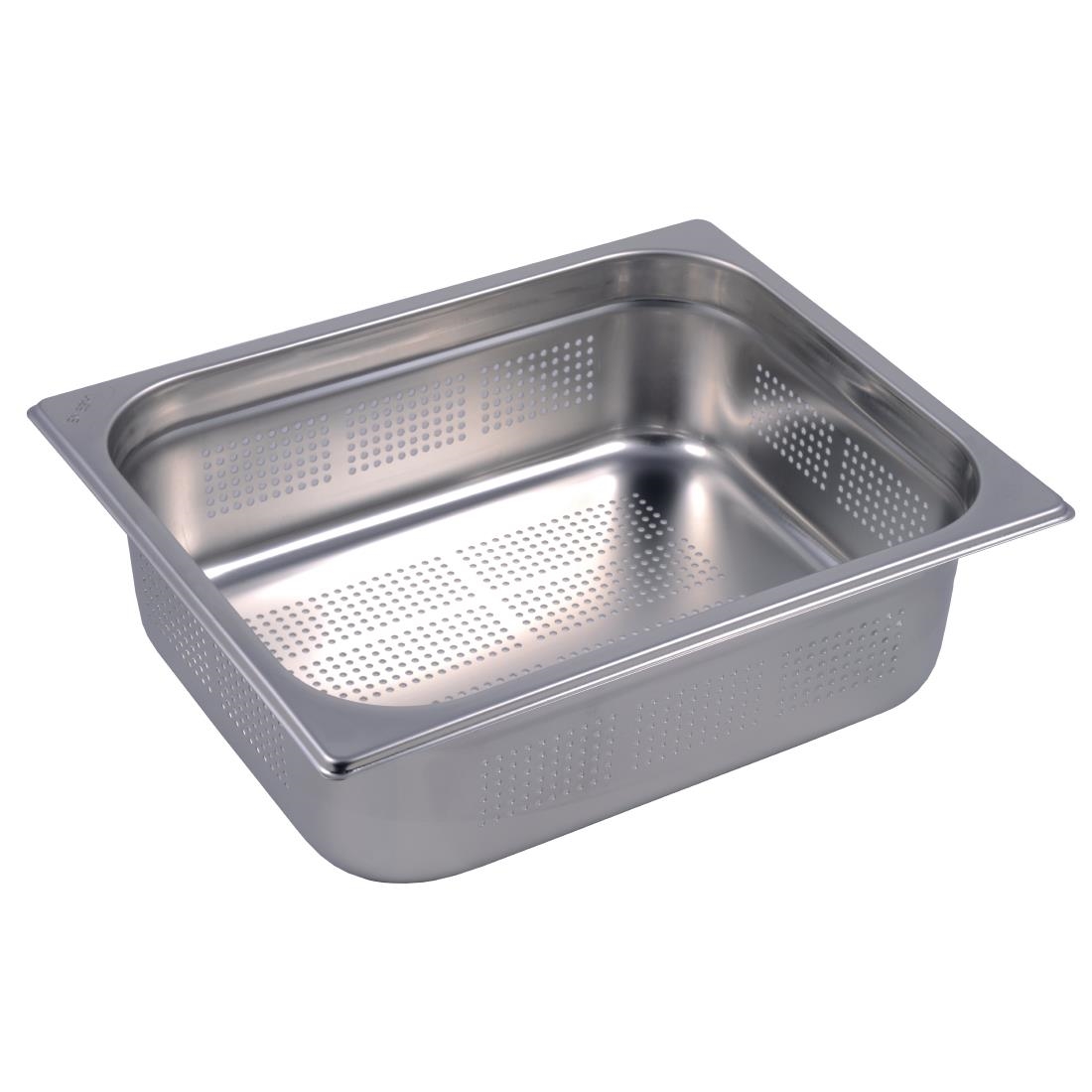 Bac inox perforé GN1/2 Gastro M 100mm GR730