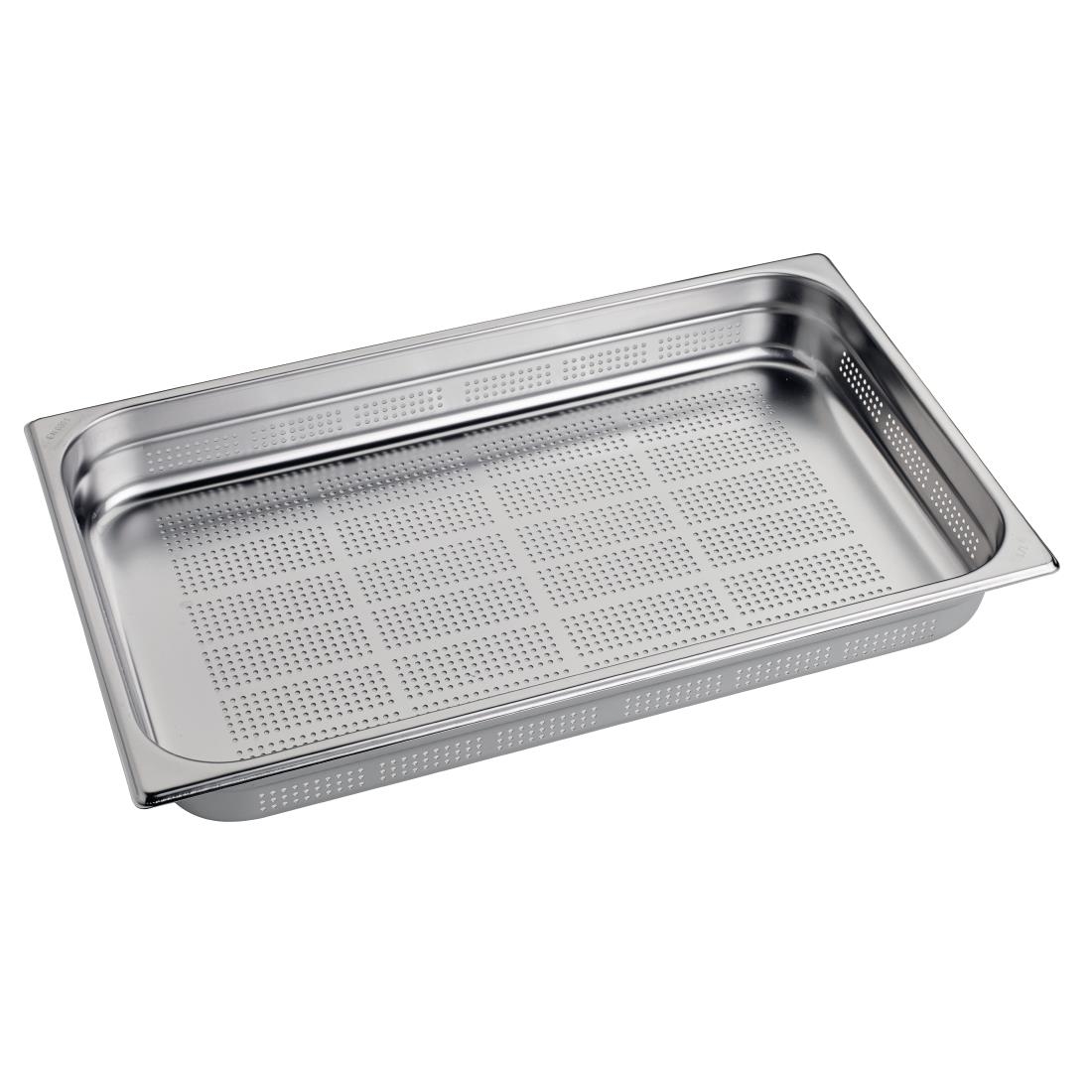 Bac inox perforé GN1/1 Gastro M 65mm GR734