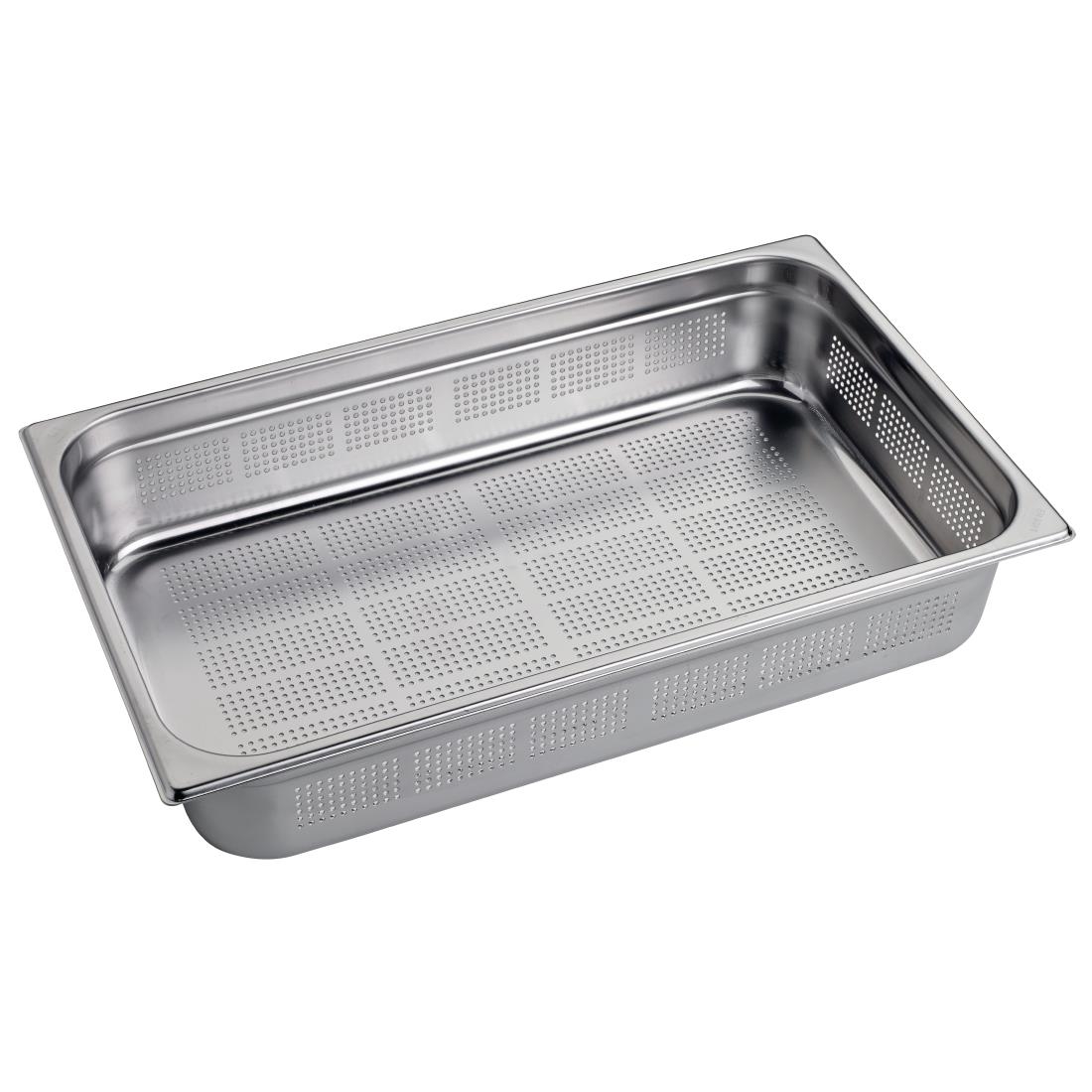 Bac inox perforé GN1/1 Gastro M 100mm GR735