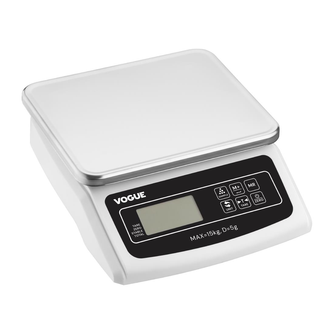 Balance électronique à plateau Vogue 15 kg HZ323