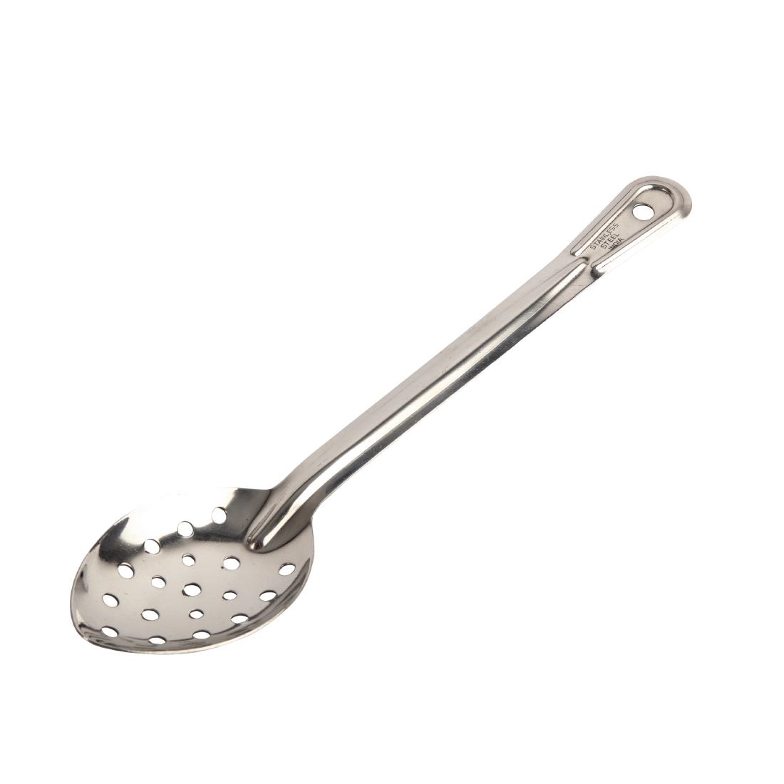 Cuillère de service perforée en acier inoxydable Vogue 330mm J640