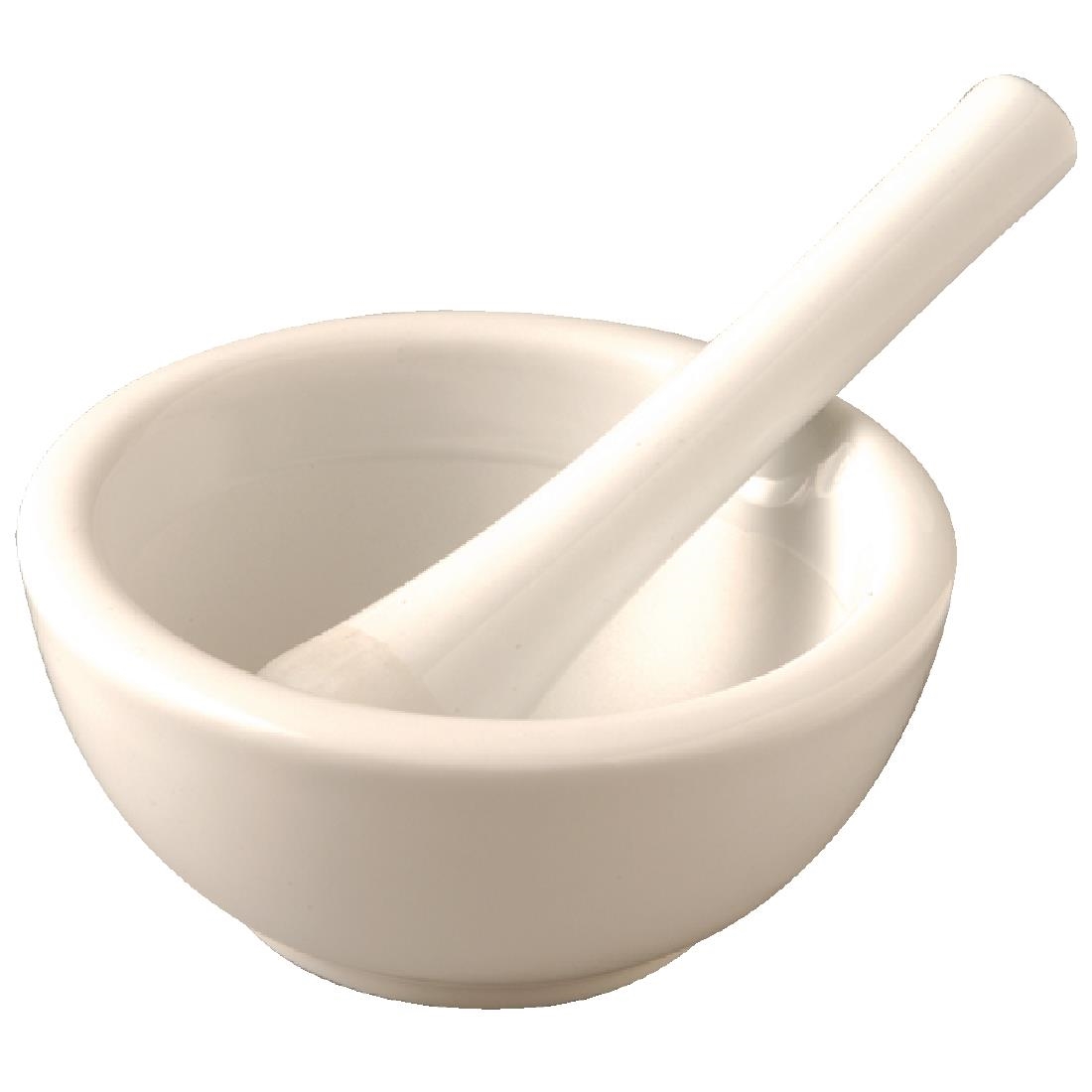Pilon et mortier en porcelaine Vogue 115mm J923