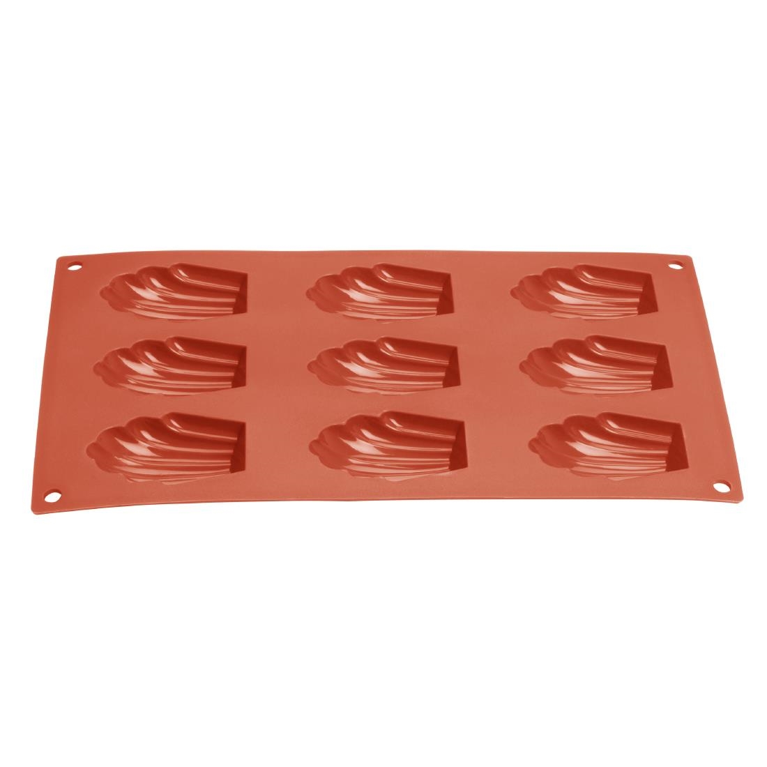 Plaque de 9 moules à madeleine en silicone Vogue JA314