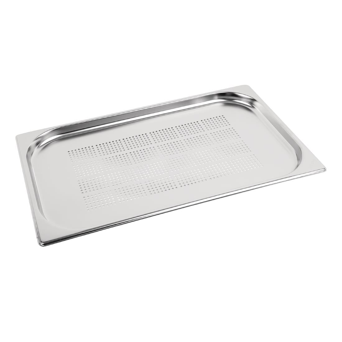 Bac Gastronorme inox perforé GN 1/1 20mm Vogue K827