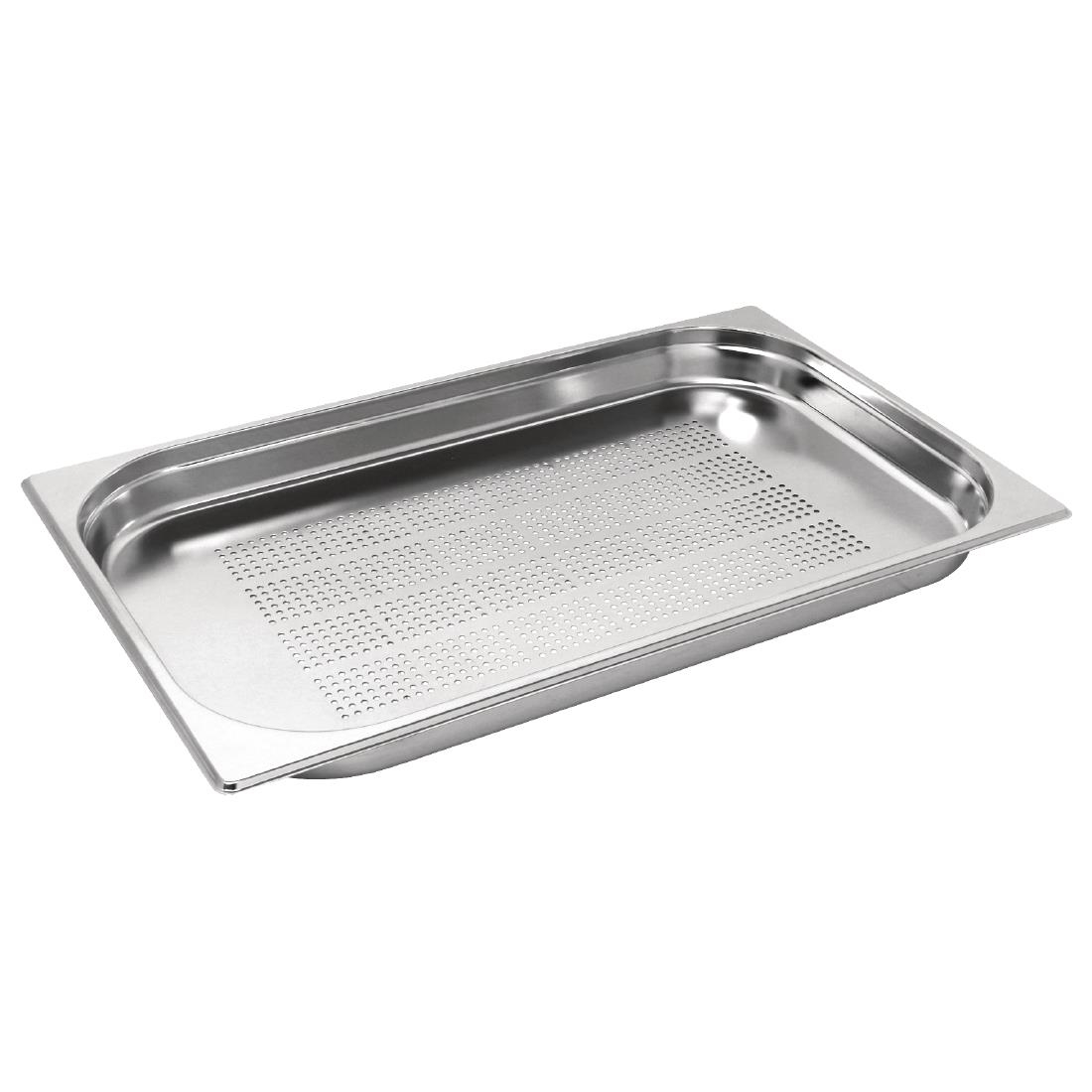 Bac Gastronorme inox perforé GN 1/1 40mm Vogue K839