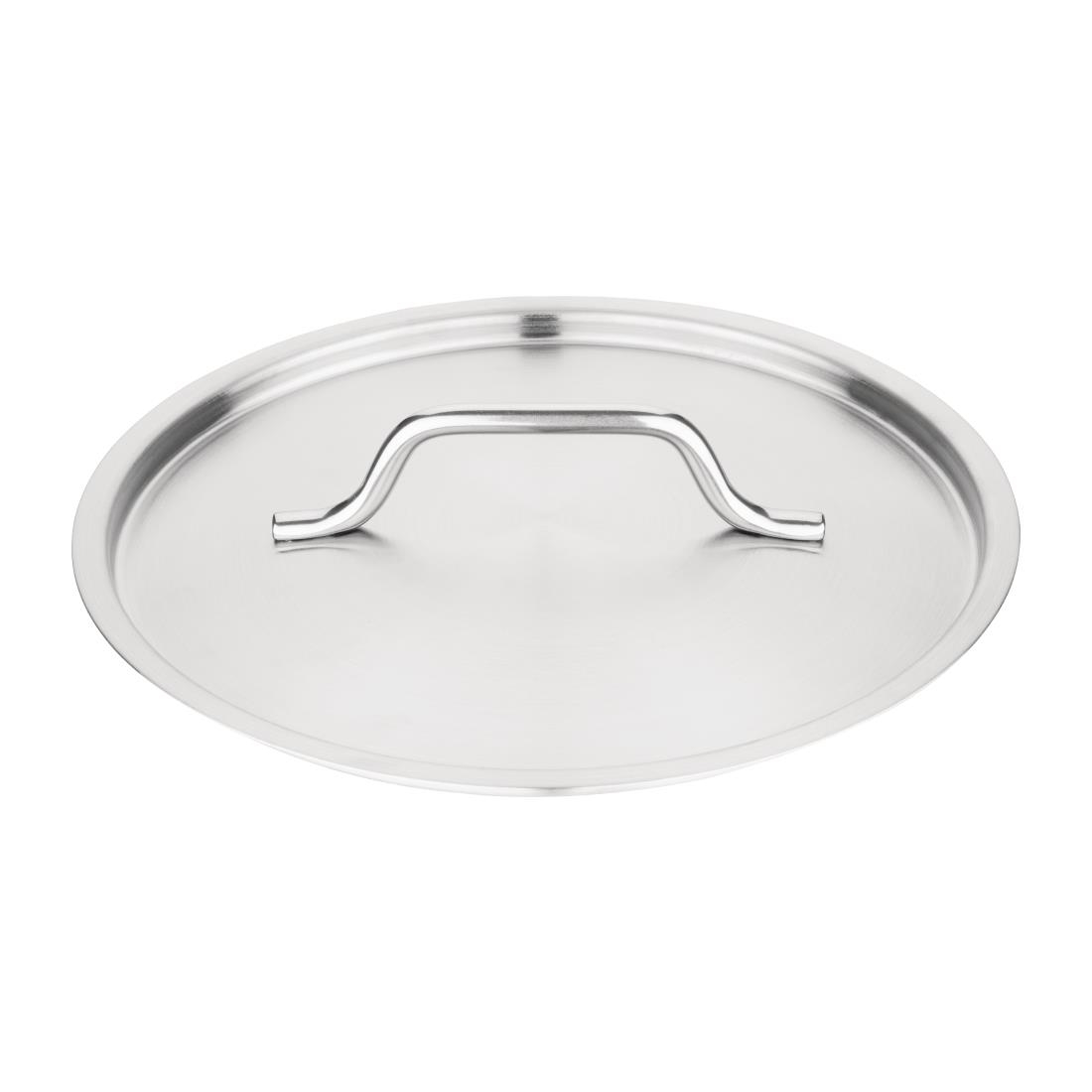 Couvercle  en acier inoxydable Vogue 240mm M950