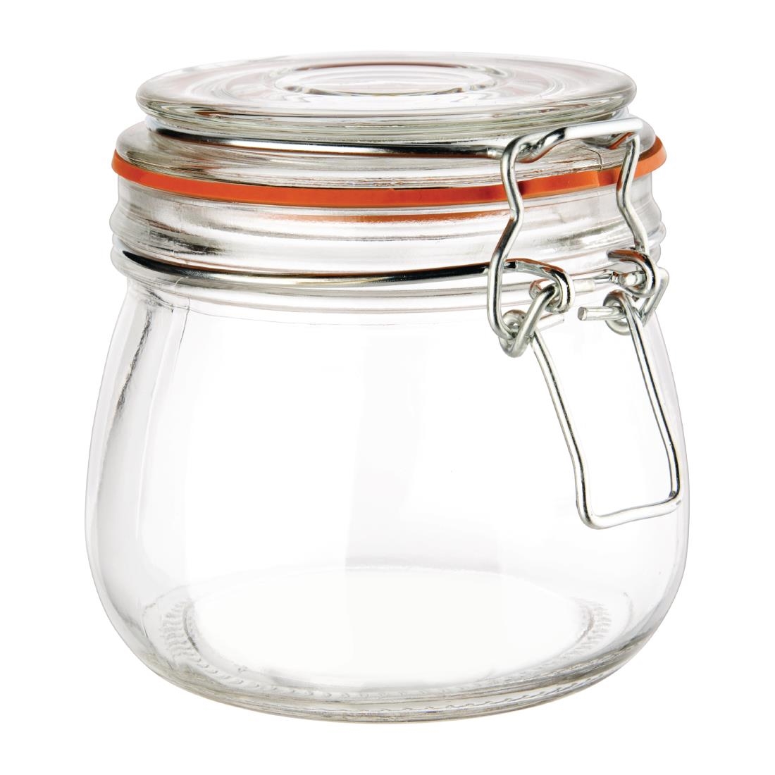 Bocal à conserve avec clip 500ml Vogue P490