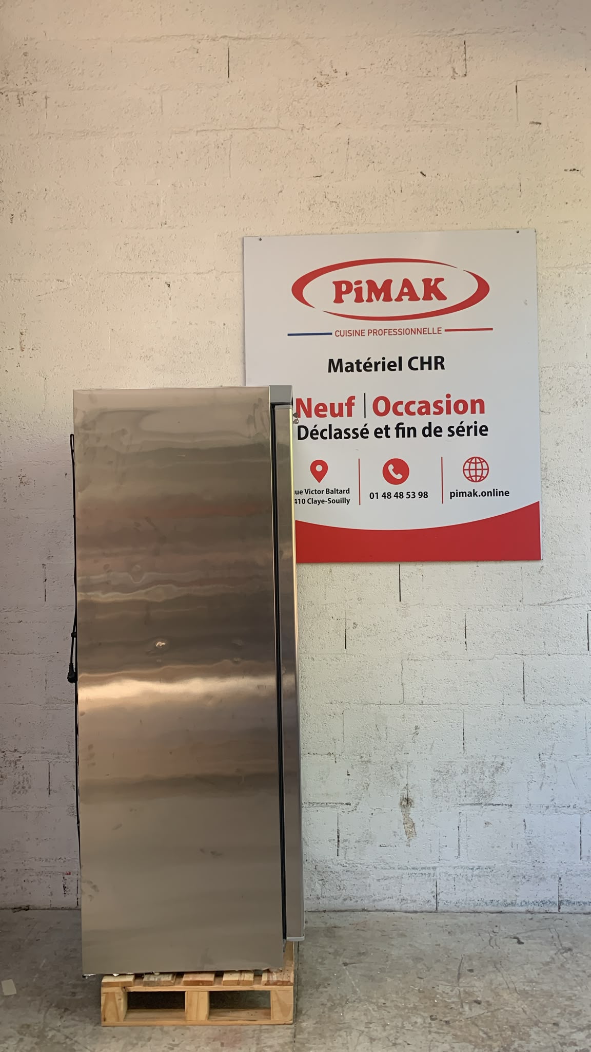 Armoire réfrigérée positive Polar Série C inox 600L PC006