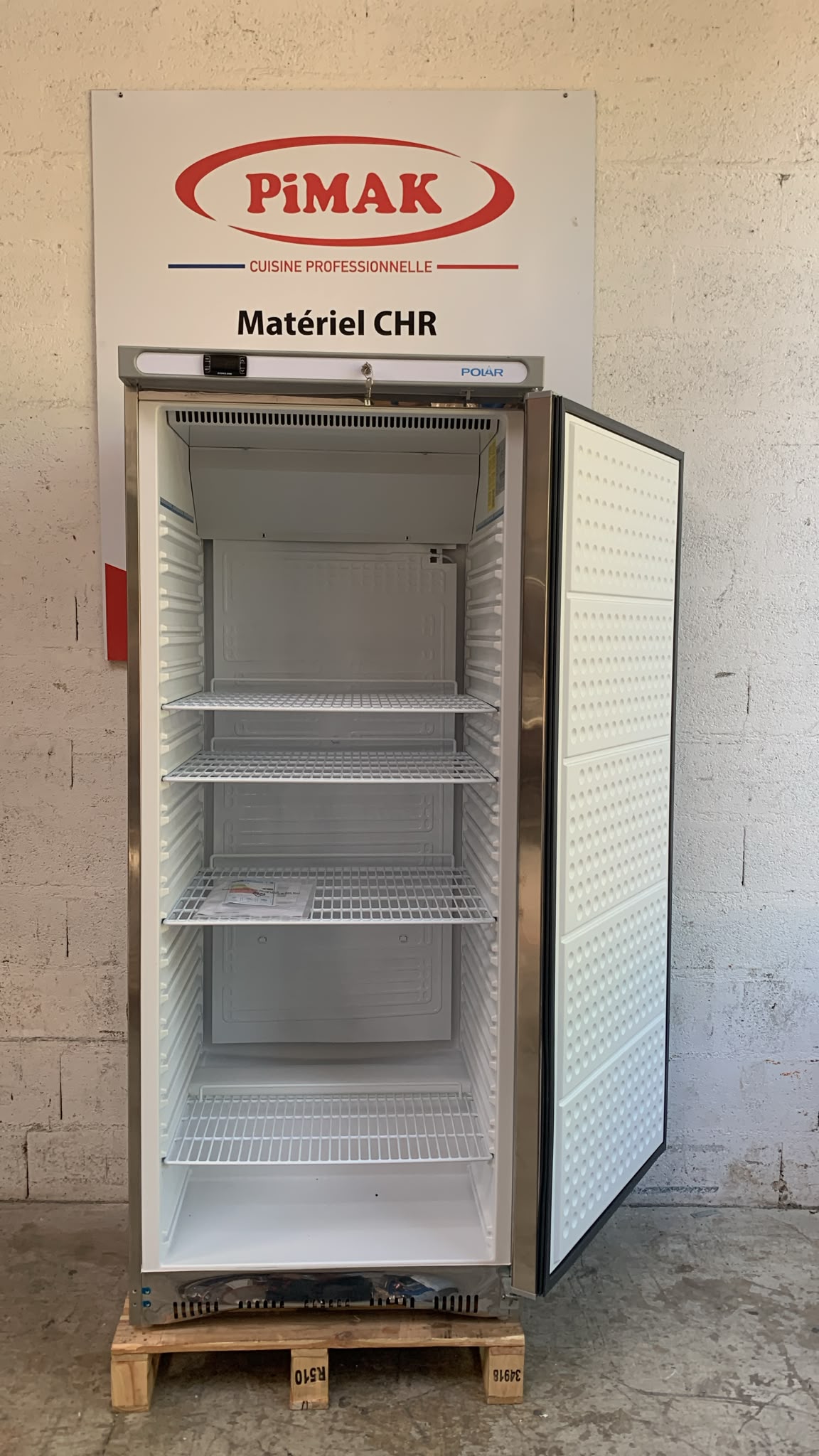 Armoire réfrigérée positive Polar Série C inox 600L PC006