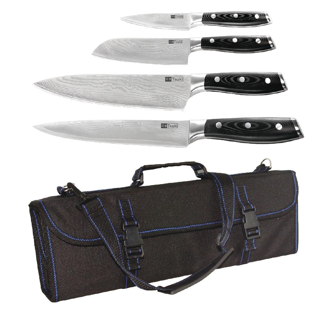 Offre spéciale : Ensemble de 4 couteaux et étui Vogue Tsuki série 7 S704