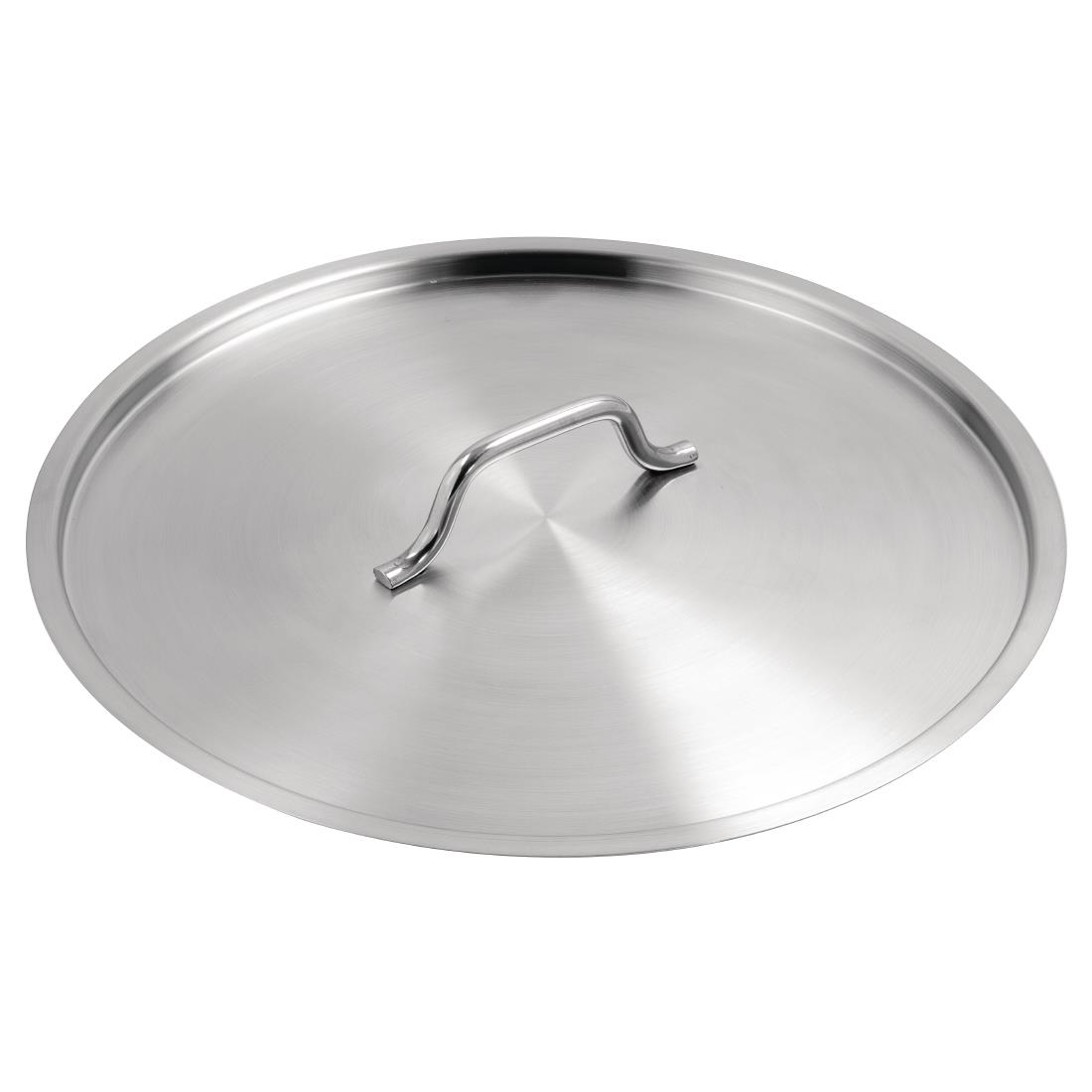Couvercle en acier inoxydable Vogue 400mm T148