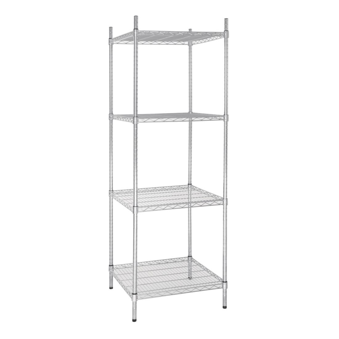 Tour de rangement métallique 4 niveaux Vogue U884