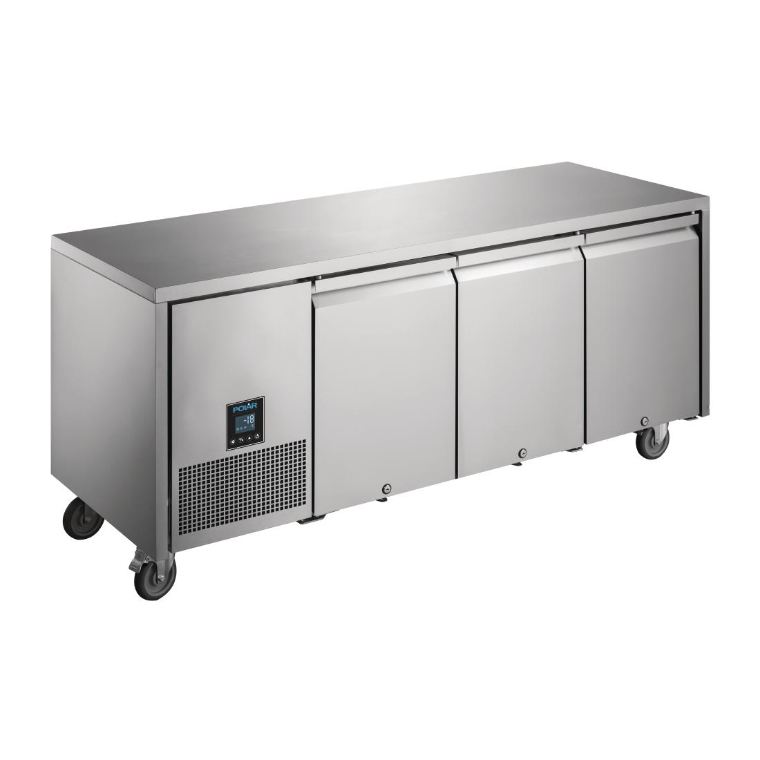 Table réfrigérée négative 3 portes Polar Serie U Premium 420L UA008