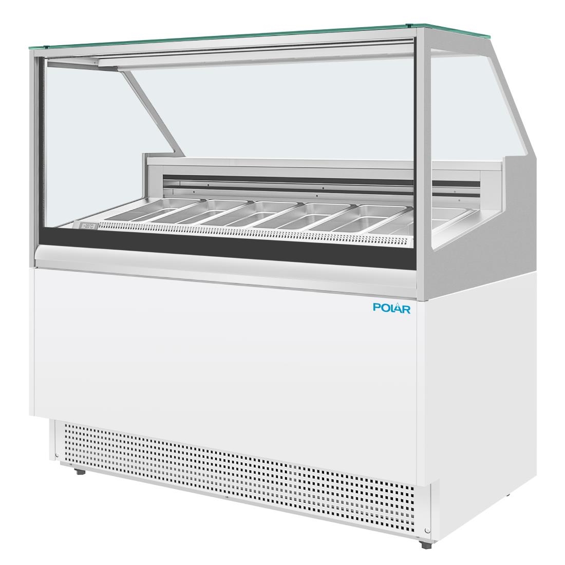 Vitrine à glace Polar Série U 149L 6 bacs UA058
