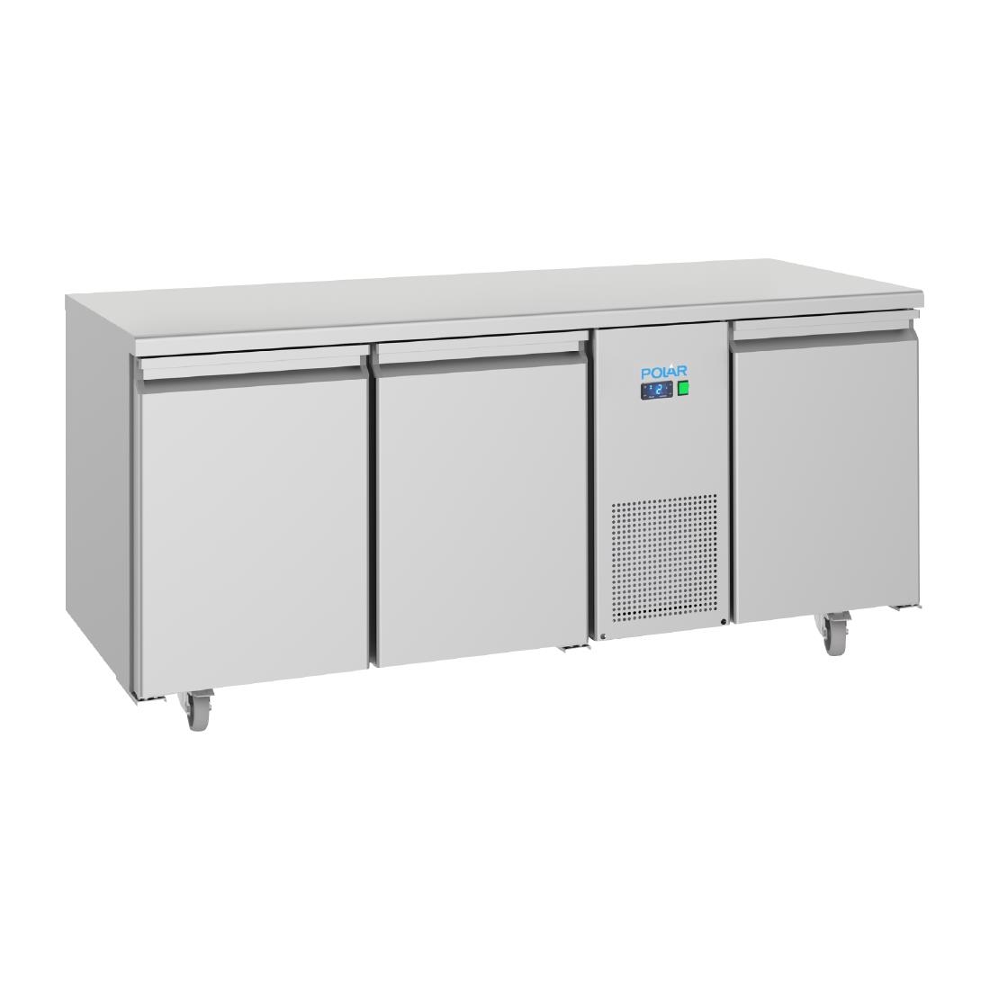 Table réfrigérée négative économe en énergie Polar Série U 3 portes 474L UA073