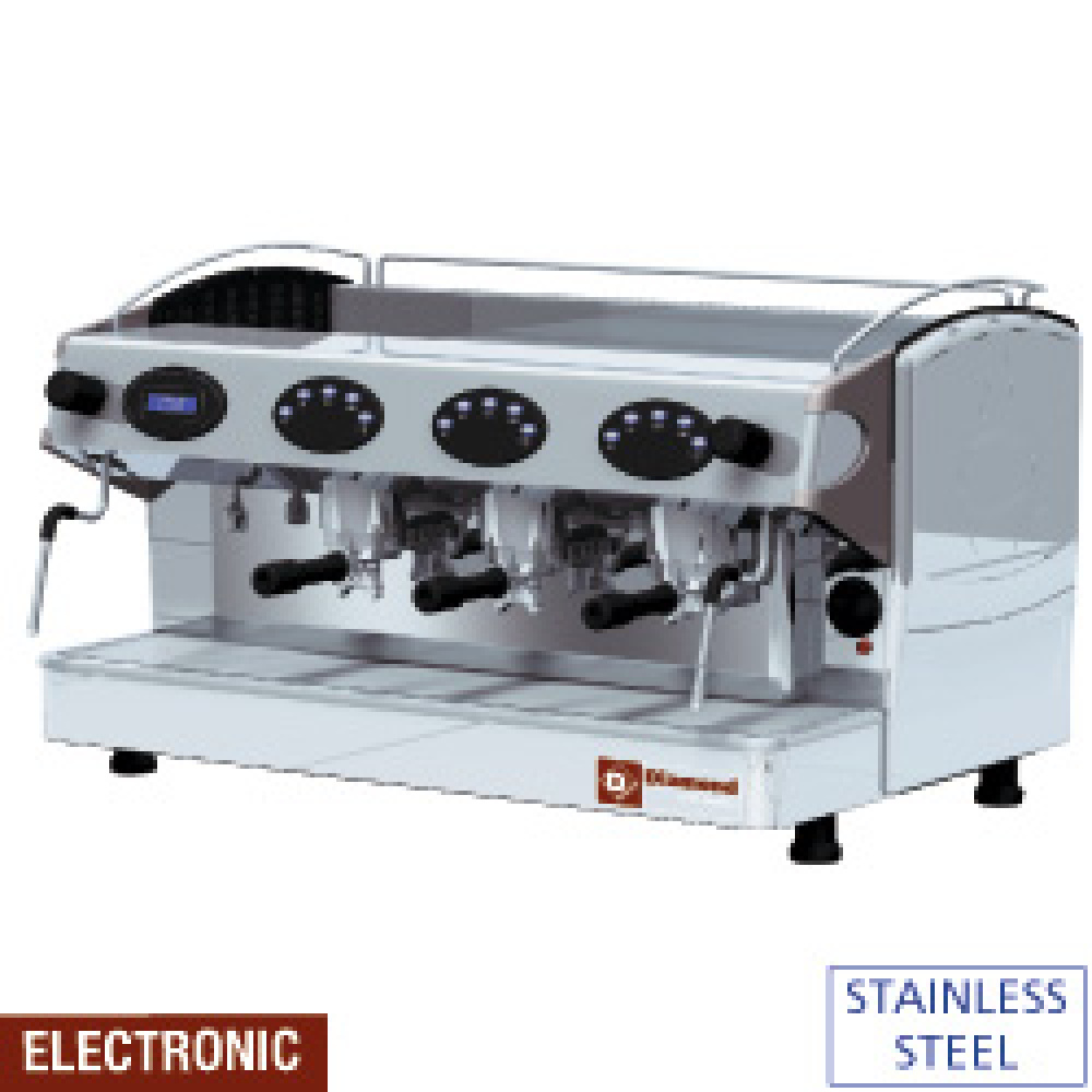 Machine à café expresso 3 groupes avec écran DIAMOND AROMA/3ED