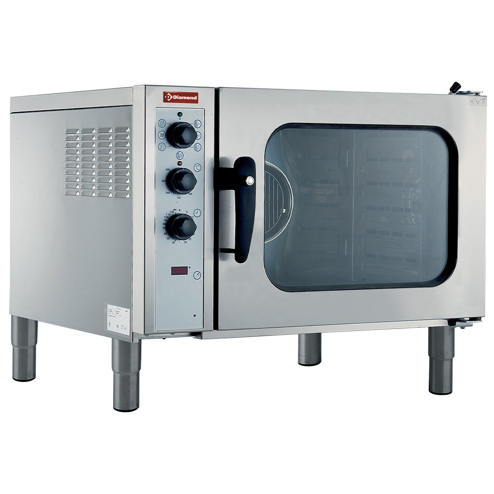 Four à convection électrique 6x GN 1/1, humidificateur automatique DIAMOND CFE61/R-230V/3-