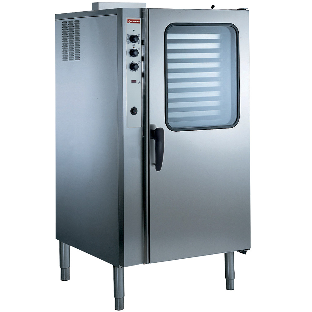 Four à convection à gaz, 20x GN1/1, humidificateur automatique DIAMOND CFG201