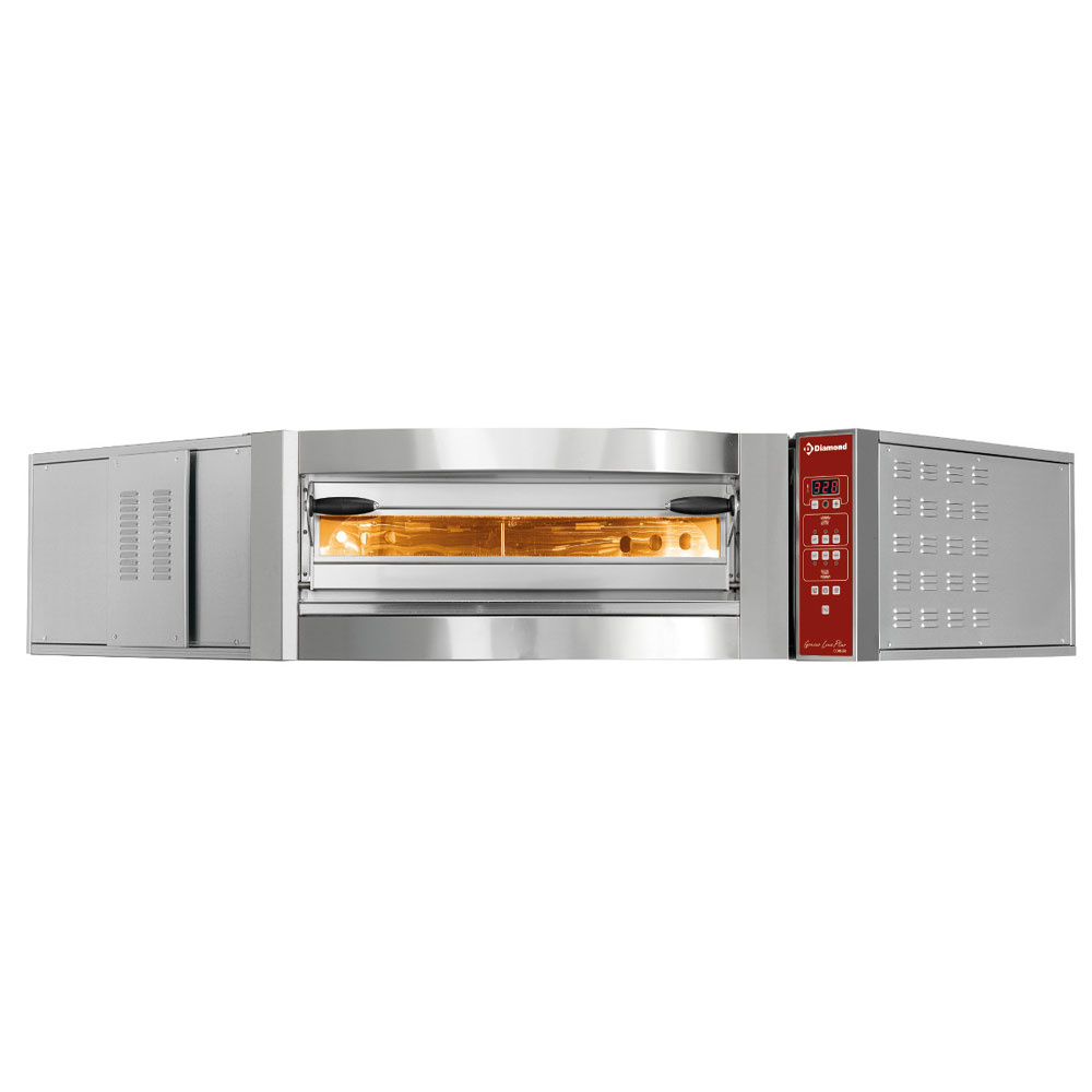 Four électrique d'angle, 1 compartiment, 8 pizzas Ø 350 mm DIAMOND CGD/1-DP--230/3-