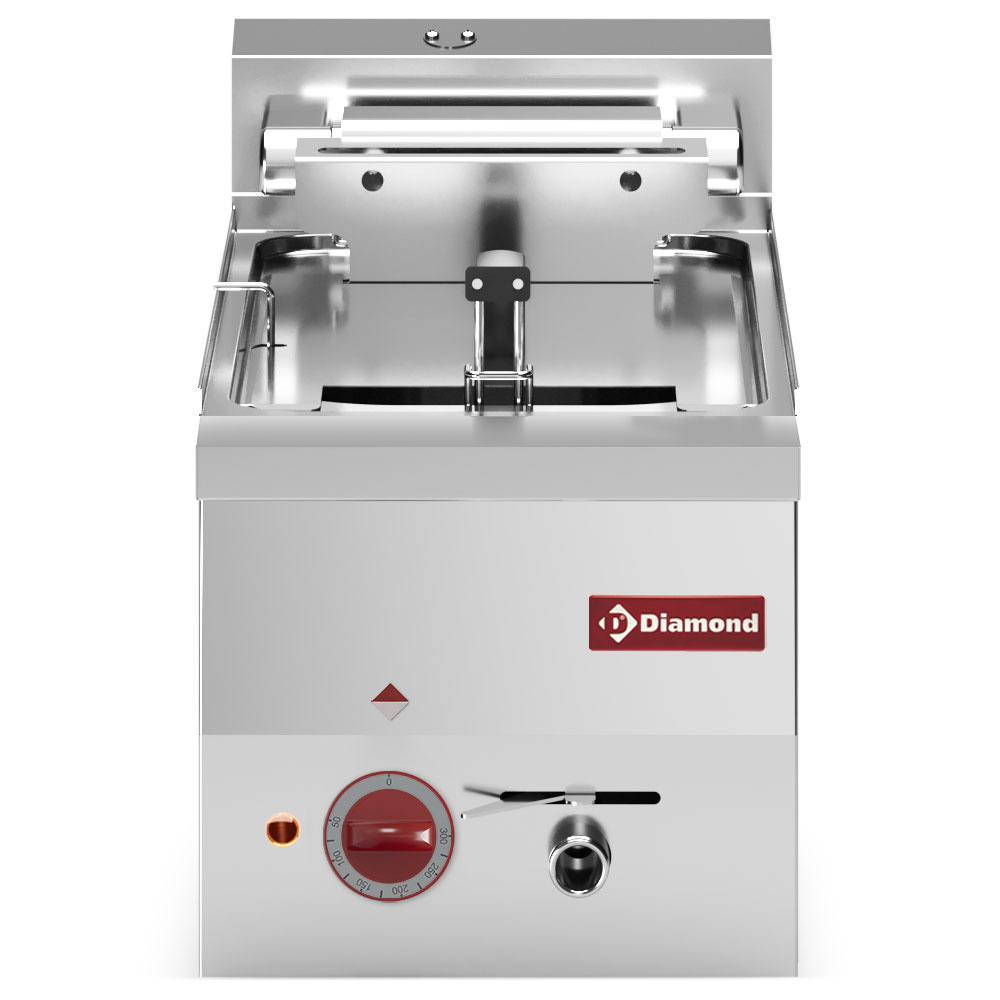 Friteuse électrique, 1 cuve de 10 litres -Haut- DIAMOND E60/F10-3T-N