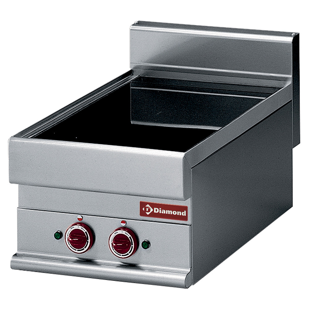 Plaque de cuisson vitrocéramique électrique à 2 zones de cuisson -top- « Alpha 650 » DIAMOND E65/2VC4T-230V/3-
