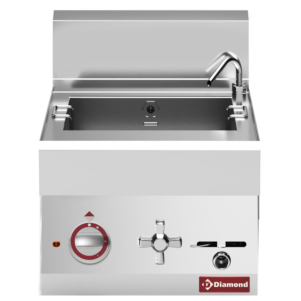 Cuiseur à pâtes électrique, capacité 20 litres -haut- « Alpha 650 » DIAMOND E65/CP4T-230V/3-N