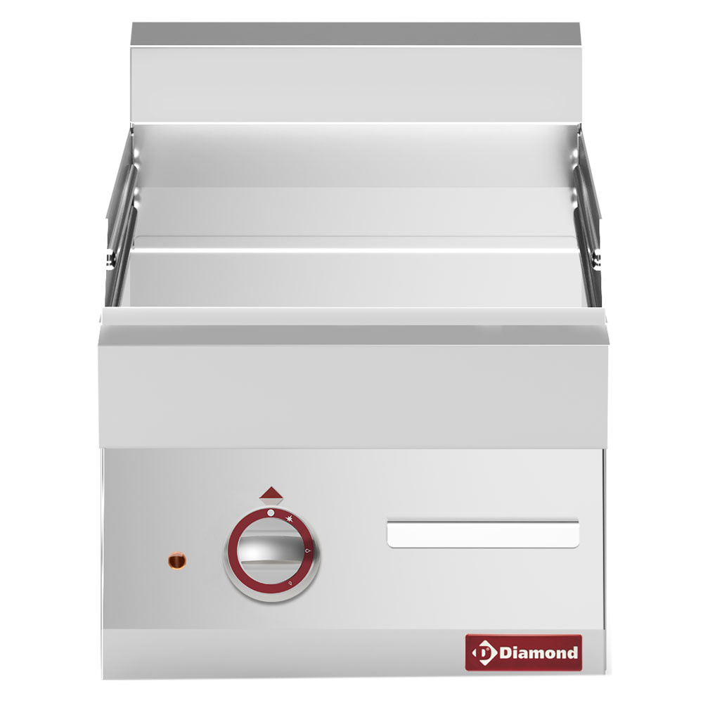 Plaque de cuisson électrique plate -Dessus- chromée DIAMOND E65/PLCD4T-N