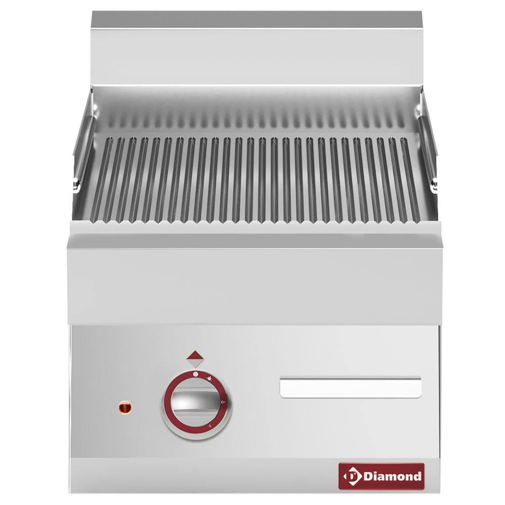 Plaque de cuisson électrique nervurée -Haut- DIAMOND E65/PR4T-N