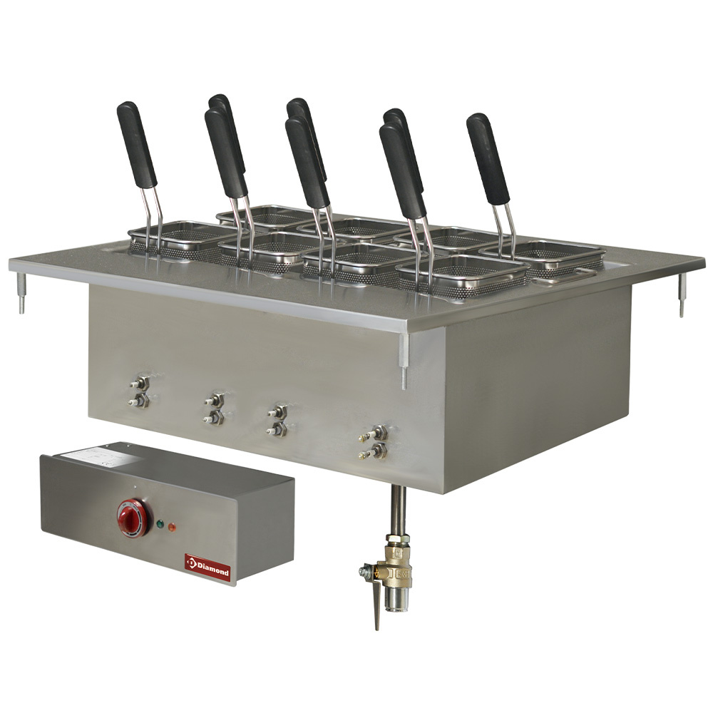 Cuiseur à pâtes électrique, 40 litres, encastrable DIAMOND EDI/CP7