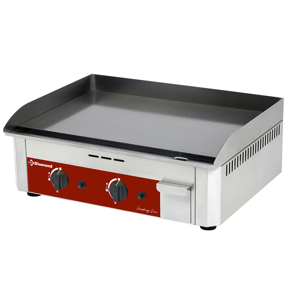 Plaque de cuisson à gaz double, surface émaillée DIAMOND FTG-60/SS
