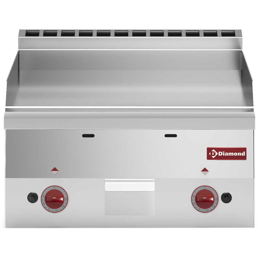 Plaque de cuisson à gaz lisse -Haut- DIAMOND G60/PL6T-N