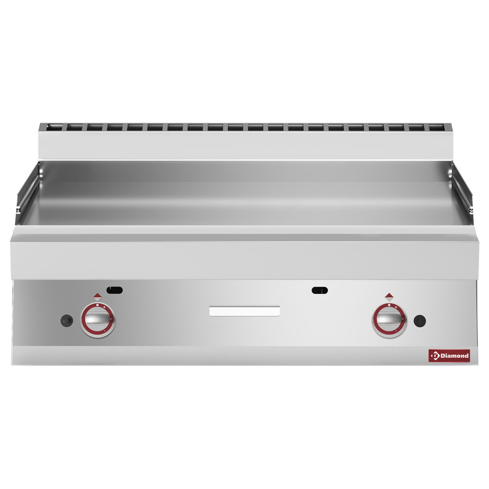 Plaque de cuisson à gaz plate EXTRA LARGE, lisse DIAMOND G65/PL10T-N