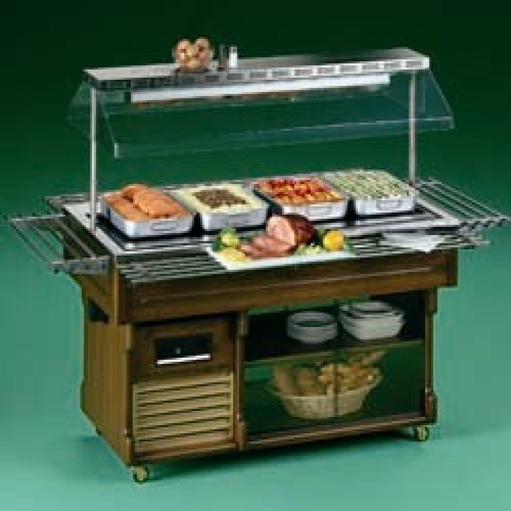 Buffet en vitrocéramique, capacité 6 GN 1/1 DIAMOND ISOLA6MHOTLUX