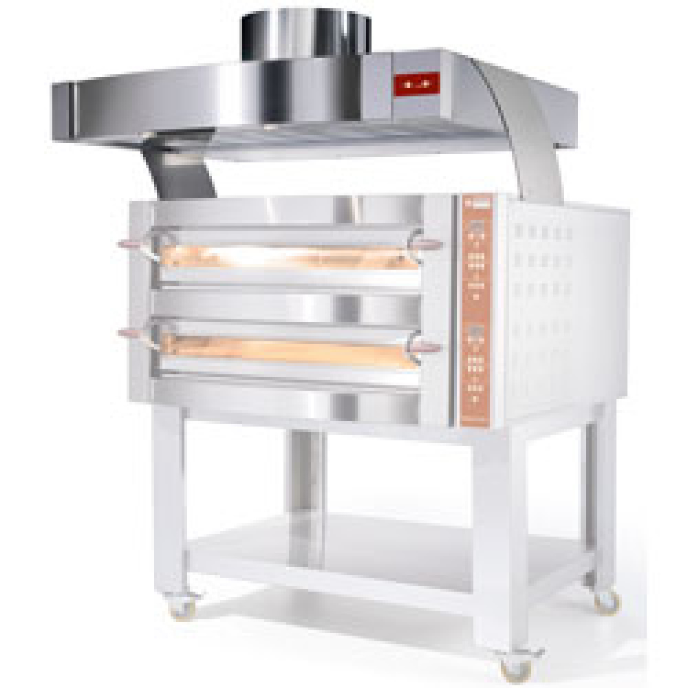 Hotte « avec moteur », four 4 et 8 pizzas DIAMOND KGD4/AS-DP