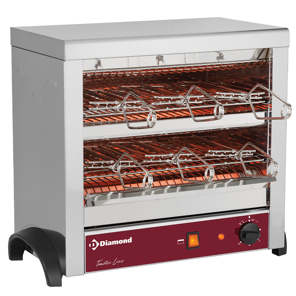 Grille-pain 6 pinces quartz DIAMOND M6-TOSTI/N