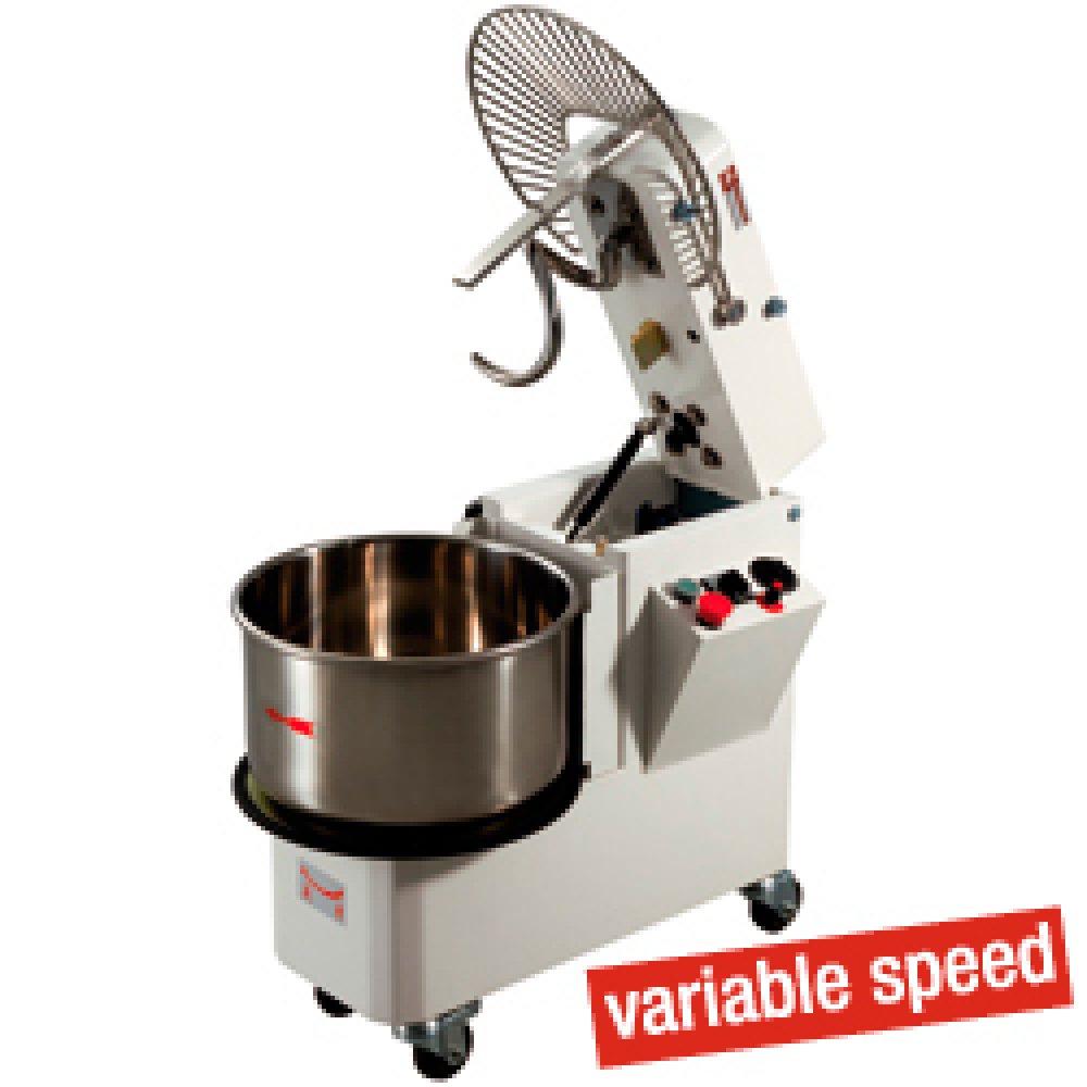Pétrisseur 33 litres à tête inclinable, cuve amovible, vitesses variables DIAMOND NT33/G-ALZ/VV